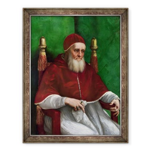 Tablou inramat - Raphael - Portretul Papei Iulius II, 60 x 80 cm
