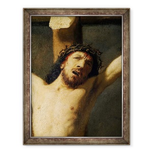 Tablou inramat - Rembrandt Harmensz van Rijn - Hristos pe cruce, 70 x 90 cm