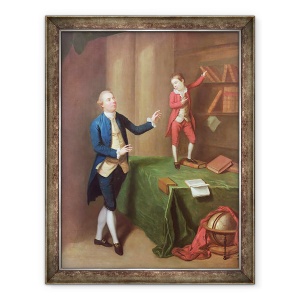 Tablou inramat - Robert Hunter - Sir Robert Walker si fiul sau Robert, 60 x 80 cm