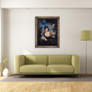 Tablou inramat - Robert Tournieres - toamna, 60 x 80 cm - Img 2
