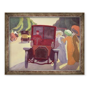 Tablou inramat - Roger de La Fresnaye - Drumul cu Acacias, 70 x 90 cm