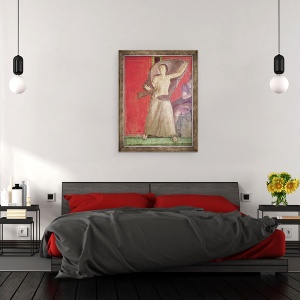 Tablou inramat - Roman - Femeia surprinsa, Zidul de Nord, Oecus 5, 70 x 90 cm - Img 3