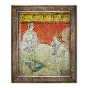 Tablou inramat - Roman - Pictura de la Villa Boscoreale, 50 x 60 cm