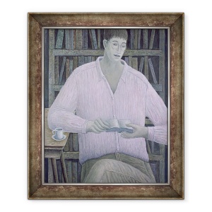 Tablou inramat - Ruth Addinall - Omul de lectura, 50 x 60 cm