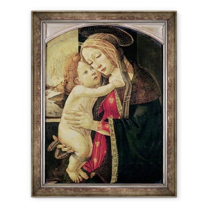 Tablou inramat - Sandro Botticelli - Fecioara si Pruncul, 60 x 80 cm