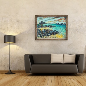 Tablou inramat - Sara Hayward - Abbey II, 60 x 80 cm - Img 2