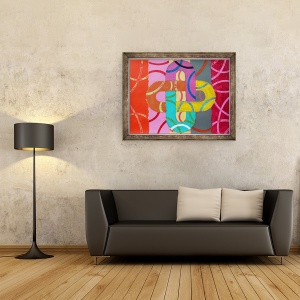 Tablou inramat - Sara Hayward - Abstract 12, 60 x 80 cm - Img 2