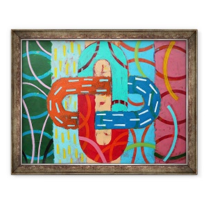 Tablou inramat - Sara Hayward - Abstract 15, 60 x 80 cm