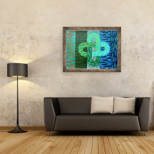 Tablou inramat - Sara Hayward - Abstract 2, 70 x 90 cm - Img 2