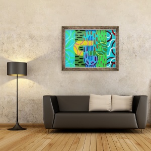 Tablou inramat - Sara Hayward - Abstract 8, 60 x 80 cm - Img 2