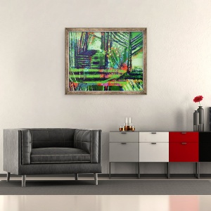 Tablou inramat - Sara Hayward - Retreat Iona II, 50 x 60 cm - Img 2