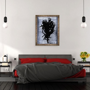 Tablou inramat - Sarah Thompson-Engels - Feriga neagra 2020, 60 x 80 cm - Img 3