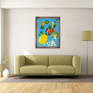 Tablou inramat - Sarah Thompson-Engels - Fructe & legume 2020, 70 x 90 cm - Img 2