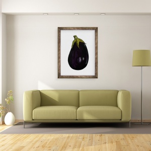 Tablou inramat - Sarah Thompson-Engels - Vinete purpuriu, 60 x 80 cm - Img 2
