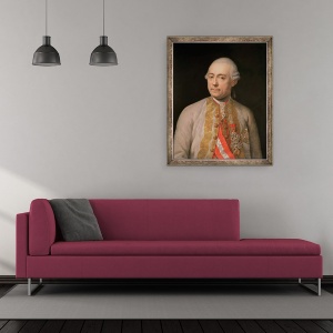 Tablou inramat - Scoala Austriaca - Francis Maurice Lacy, 50 x 60 cm - Img 2