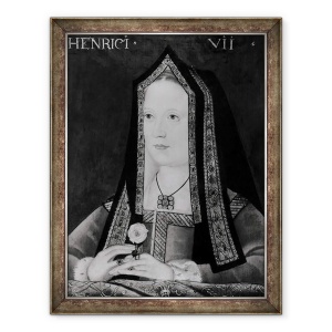 Tablou inramat - scoala engleza - Portretul Elisabetei de York 1465-1503 ulei pe panza, 70 x 90 cm
