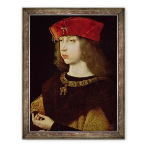 Tablou inramat - Scoala flamanda - Portretul lui Filip cel Frumos 1478-1506, 70 x 90 cm