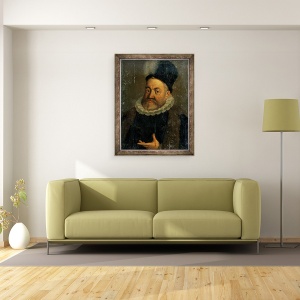 Tablou inramat - Scoala flamanda - Rudolph II 1552-1612, 60 x 80 cm - Img 2