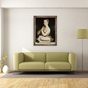 Tablou inramat - Scoala Fontainebleau - Sabina Poppaea, 60 x 80 cm - Img 2
