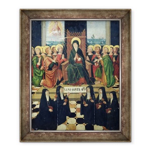 Tablou inramat - Scoala Franceza - Pentecost, 50 x 60 cm