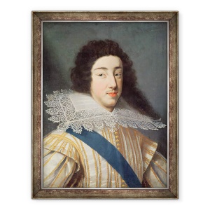 Tablou inramat - Scoala franceza - Portretul lui Gaston dOrleans 1608-60, 60 x 80 cm