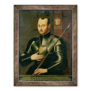 Tablou inramat - Scoala franceza - Sfantul Ignatiu de Loyola 1491-1556, 60 x 80 cm