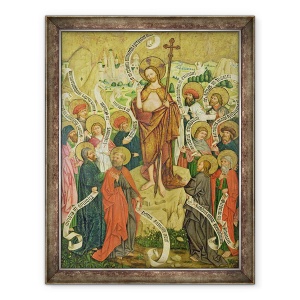 Tablou inramat - Scoala Poloneza - Marea Misiune Apostolica, 60 x 80 cm