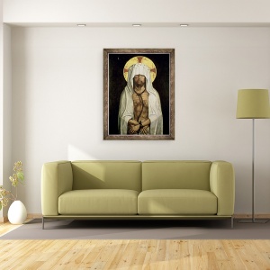 Tablou inramat - Scoala Portugheza - Ecce Homo, 60 x 80 cm - Img 2