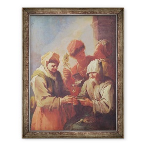 Tablou inramat - Scoala spaniola - Bohemians spanioli, 60 x 80 cm