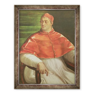 Tablou inramat - Sebastiano del Piombo - Papa Clement VII 1478-1534 c.1526, 70 x 90 cm