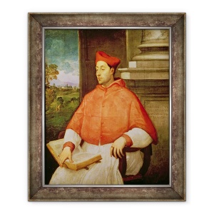 Tablou inramat - Sebastiano del Piombo - Portretul Cardinalului A. Pallavicini, 50 x 60 cm