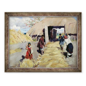 Tablou inramat - Sergei Arsenevich Vinogradov - Etaj treierat, 70 x 90 cm