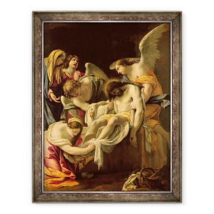 Tablou inramat - Simon Vouet - inmormantarea, 70 x 90 cm
