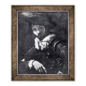 Tablou inramat - Simon Vouet - Portretul unui mercenar, 50 x 60 cm