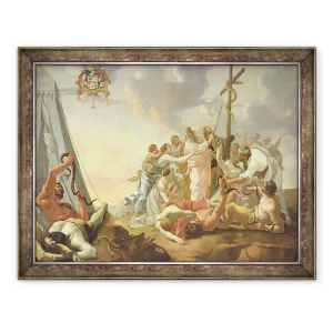 Tablou inramat - Simon Vouet - sarpele de arama, 60 x 80 cm
