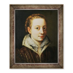 Tablou inramat - Sofonisba Anguissola - Autoportret, 50 x 60 cm