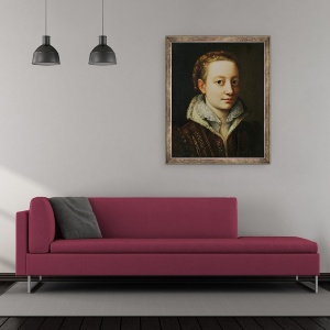 Tablou inramat - Sofonisba Anguissola - Autoportret, 50 x 60 cm - Img 2