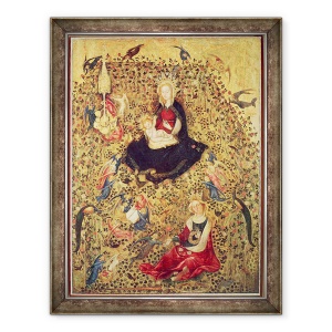 Tablou inramat - Stefano di Giovanni da Verona - Madonna cu un trandafir Bush, 70 x 90 cm
