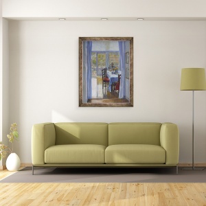 Tablou inramat - Sue Wales - Interior cu reflectii, 2011, 70 x 90 cm - Img 2