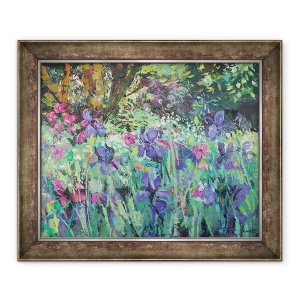 Tablou inramat - Sylvia Paul - Gradina Iris, 50 x 60 cm