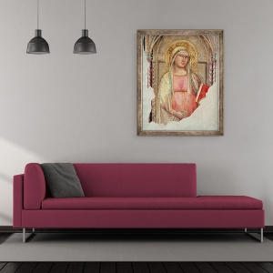 Tablou inramat - Taddeo Gaddi - Madonna del Parto, 50 x 60 cm - Img 2