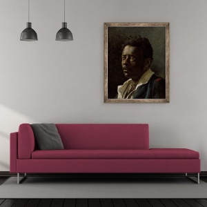 Tablou inramat - Theodore Gericault - Studiul unui model, 70 x 85 cm - Img 2