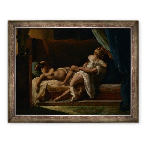 Tablou inramat - Theodore Gericault - Trei indragostiti, 70 x 90 cm
