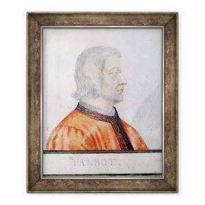 Tablou inramat - Thierry Bellange - John Talbot 1388-1453 Primul conte de Shrewsbury, 50 x 60 cm