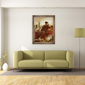 Tablou inramat - Thomas Couture - Damocles, 60 x 80 cm - Img 2