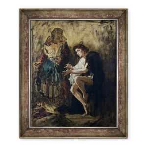 Tablou inramat - Thomas Couture - Nebunul I, 50 x 60 cm