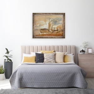 Tablou inramat - Thomas Gainsborough - Un feribot de vite, 70 x 90 cm - Img 3