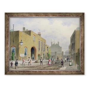 Tablou inramat - Thomas Hosmer Shepherd - Spitalul St Thomas, Southwark, 60 x 80 cm