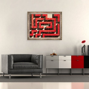 Tablou inramat - Thomas MacGregor - Warren Fletcher labirint, 70 x 85 cm - Img 2