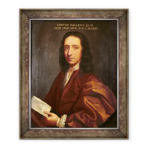 Tablou inramat - Thomas Murray - Portret De Edmond Halley, 70 x 85 cm